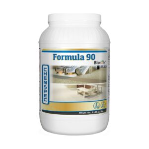 מיכל אבקת פורמולה 90 של CHEMSPEC לניקוי שטיחים וריפודים, 2.7 ק"ג