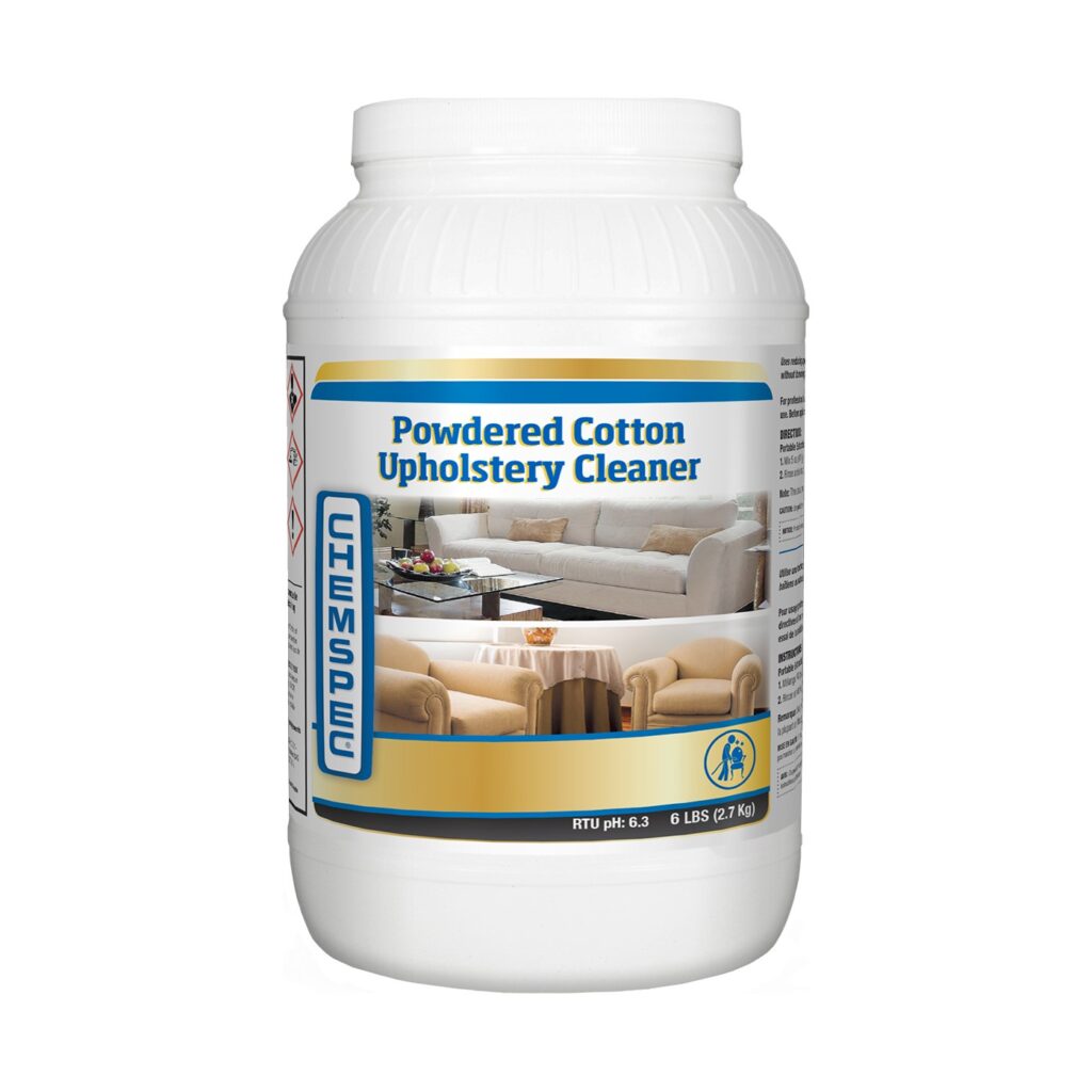 מיכל Powdered Cotton Upholstery Cleaner של CHEMSPEC לסיבים טבעיים